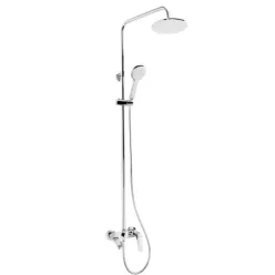   Zuhanyszett, Deante Coriander zuhanyszett kádtöltő csapteleppel, króm NAC_01JM