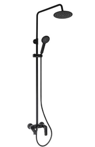 Zuhanyszett, Deante Coriander zuhanyszett kádtöltő csapteleppel, fekete NAC_N1JM