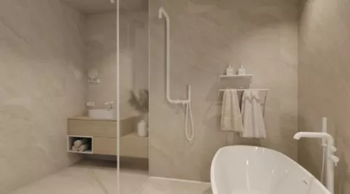 Zuhanyszett, Deante Silia zuhanyszett  zuhany csapteleppel, fehér NQS_A4XM