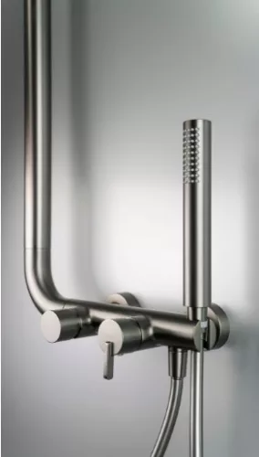 Zuhanyszett, Deante Silia zuhanyszett zuhany csapteleppel, titanium NQS_D4XM