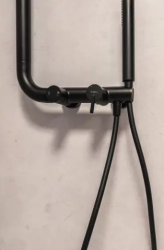 Zuhanyszett, Deante Silia zuhanyszett zuhany csapteleppel, fekete NQS_N4XM