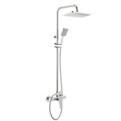   Zuhanyszett, Deante Tubo zuhanyszett zuhany csapteleppel, króm NUT_04XM