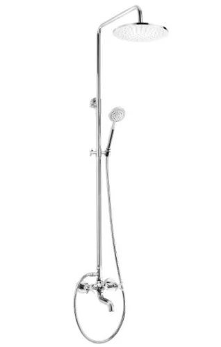 Zuhanyszett, Deante Temisto zuhanyszett kádtöltő csapteleppel, króm NAC_01QT