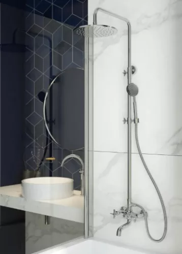 Zuhanyszett, Deante Temisto zuhanyszett zuhany csapteleppel, króm NAC_04QT