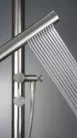Zuhanyszett, Deante Silia szabadonálló zuhanyoszlop, szálcsiszolt acél NQS_F4GM