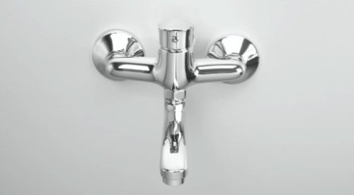 Mosogató csaptelep, Deante Boro mosogató csaptelep, fali, króm BMO_080M