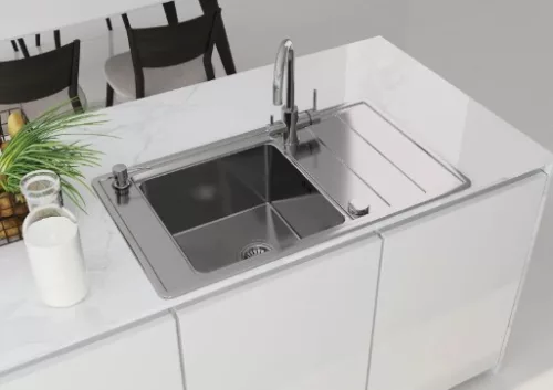 Mosogató csaptelep, Deante mosogató csaptelep vízszűrő csatlakozóval, króm BCH_064M