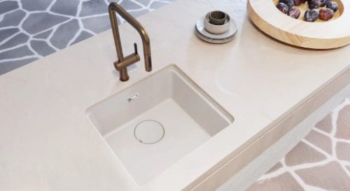 Mosogató csaptelep, Deante Momi mosogató csaptelep kihúzható kifolyó,szálcsiszolt bronz BKM_C73N