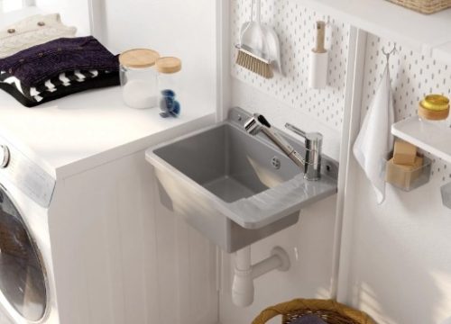 Mosogató csaptelep, Deante Narcyz  kihúzható kifolyóval, 2 áramlási típus, króm BDN_071M