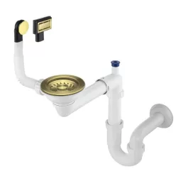   Mosogató szifon,Deante Space-Saver szifon gránit mosogatókhoz,1 medencés,Space-Saver ZXY_R949