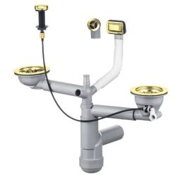   Mosogató szifon,Deante Space-Saver Lux gránit mosogatókhoz,1,5-2 medencés,Space-Saver ZXY_Z912