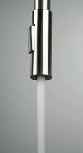 Mosogató csaptelep, Deante Luno rugalmas kifolyó,2 áramlási típus,bézs,szálcsiszolt acél BOC_5740