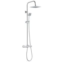   Zuhanyszett, Deante Joko zuhanyszett esőztető zuhanyfej termosztátos csapteleppel, króm NBJ_051T