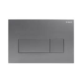   Öblítőtartály nyomólap, Deante falsík alatti kerethez - slim, titanium CST_D51P
