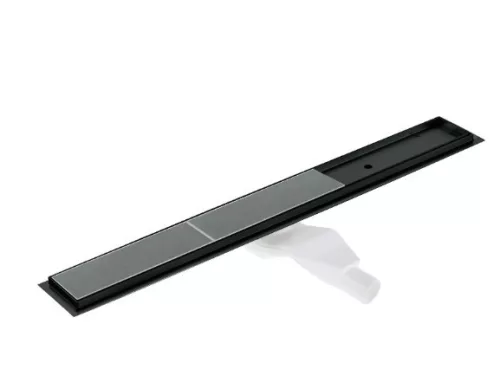 Padlóösszefolyó, Deante zuhanyfolyóka, 70 cm, fekete KOS_N07D