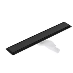   Padlóösszefolyó, Deante zuhanyfolyóka, 100 cm, fekete KOS_N10D