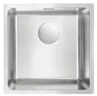 Mosogatótálca, Deante Egeria 1 medencés, acél mosogató, szálcsiszolt acél ZPE_010B