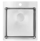 Mosogatótálca, Deante Olfato 1 medencés, acél mosogató, szálcsiszolt acél ZPO_010A