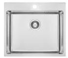 Mosogatótálca, Deante Olfato 1 medencés, acél mosogató, szálcsiszolt acél ZPO_010B
