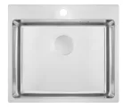 Mosogatótálca, Deante Olfato 1 medencés, acél mosogató, szálcsiszolt acél ZPO_010B