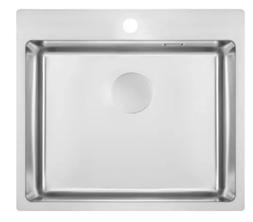 Mosogatótálca, Deante Olfato 1 medencés, acél mosogató, szálcsiszolt acél ZPO_010B