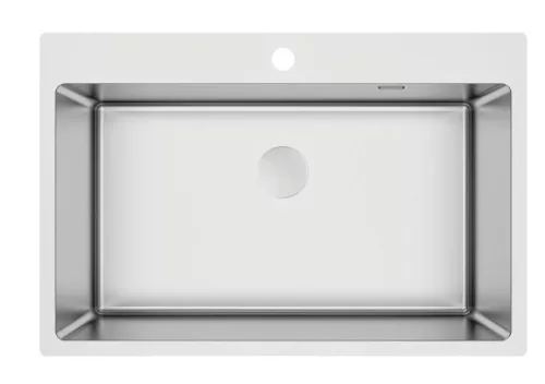 Mosogatótálca, Deante Olfato 1 medencés, acél mosogató, szálcsiszolt acél ZPO_010C