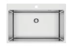 Mosogatótálca, Deante Olfato 1 medencés, acél mosogató, szálcsiszolt acél ZPO_010C