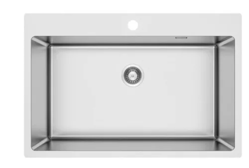 Mosogatótálca, Deante Olfato 1 medencés, acél mosogató, szálcsiszolt acél ZPO_010C