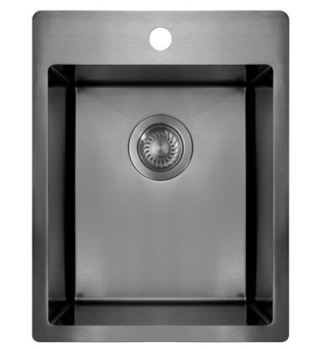 Mosogatótálca, Deante Olfato Precious 1 medencés, acél mosogató, titanium ZPO_D10E
