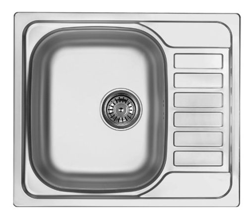 Mosogatótálca, Deante Soul  1 medencés csepegtetővel, acél mosogató, szatén ZEO_011A