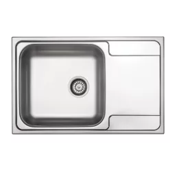   Mosogatótálca, Deante Soul  1 medencés csepegtetővel, acél mosogató, szatén ZEO_011C
