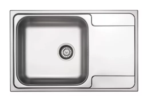 Mosogatótálca, Deante Soul  1 medencés csepegtetővel, acél mosogató, szatén ZEO_011C
