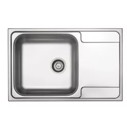   Mosogatótálca, Deante Soul  1 medencés csepegtetővel, acél mosogató, dekor ZEO_311C