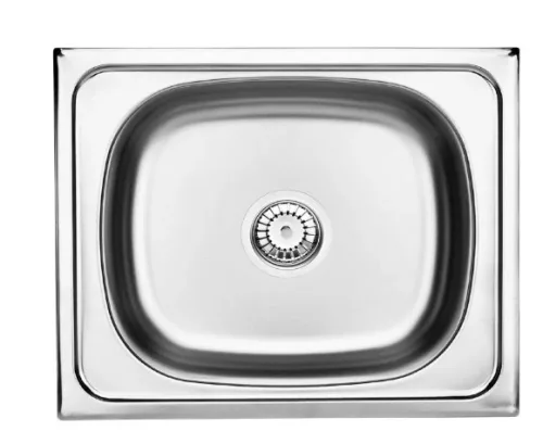 Mosogatótálca, Deante Techno 1 medencés, acél mosogató, szatén ZEU_010A