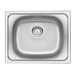   Mosogatótálca, Deante Techno 1 medencés, acél mosogató, dekor ZEU_310A