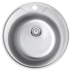   Mosogatótálca, Deante Twist 1 medencés, acél mosogató, szatén ZHC_0813