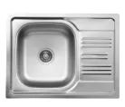 Mosogatótálca, Deante Xylo 1 medencés csepegtetővel, acél mosogató, szatén ZEX_011A