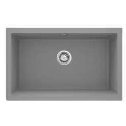   Mosogatótálca, Deante Corda 1 medencés, gránit mosogató, metálszürke ZQA_S10D