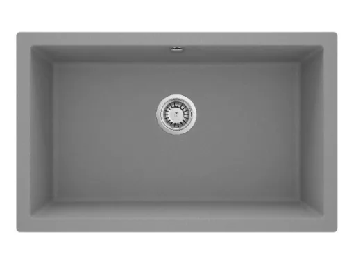 Mosogatótálca, Deante Corda 1 medencés, gránit mosogató, metálszürke ZQA_S10D
