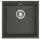 Mosogatótálca, Deante Corda 1 medencés, gránit mosogató, antracit metál ZQA_T10A