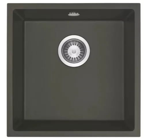 Mosogatótálca, Deante Corda 1 medencés, gránit mosogató, antracit metál ZQA_T10A