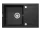 Mosogatótálca, Deante Corio 1 medencés csepegtetővel, gránit mosogató, grafit ZRC_2113
