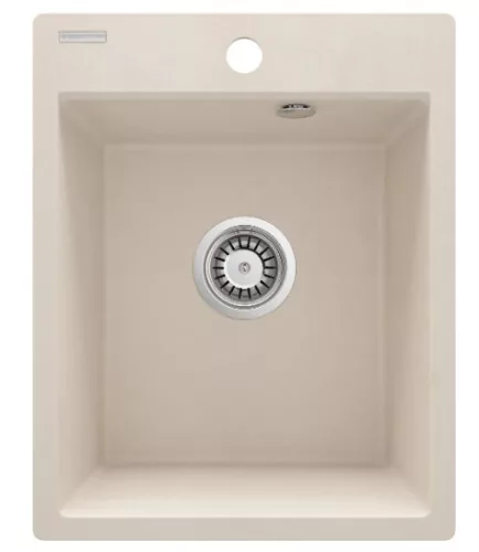 Mosogatótálca, Deante Corio 1 medencés, gránit mosogató, bézs ZRC_5103