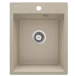   Mosogatótálca, Deante Corio 1 medencés, gránit mosogató, homok ZRC_7103