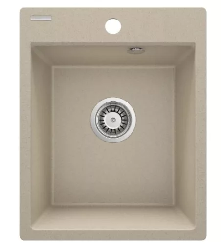 Mosogatótálca, Deante Corio 1 medencés, gránit mosogató, homok ZRC_7103