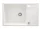 Mosogatótálca, Deante Eridan 1 medencés csepegtetővel, gránit mosogató, alabástrom ZQE_A11B