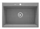 Mosogatótálca, Deante Eridan 1 medencés, gránit mosogató, metálszürke ZQE_S103