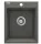 Mosogatótálca, Deante Eridan 1 medencés, gránit mosogató, antracit metál ZQE_T104