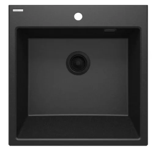 Mosogatótálca, Deante Eridan 1 medencés, gránit mosogató, grafit metál ZQE_G10K