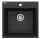 Mosogatótálca, Deante Evora 1 medencés, gránit mosogató, grafit ZQJ_2103